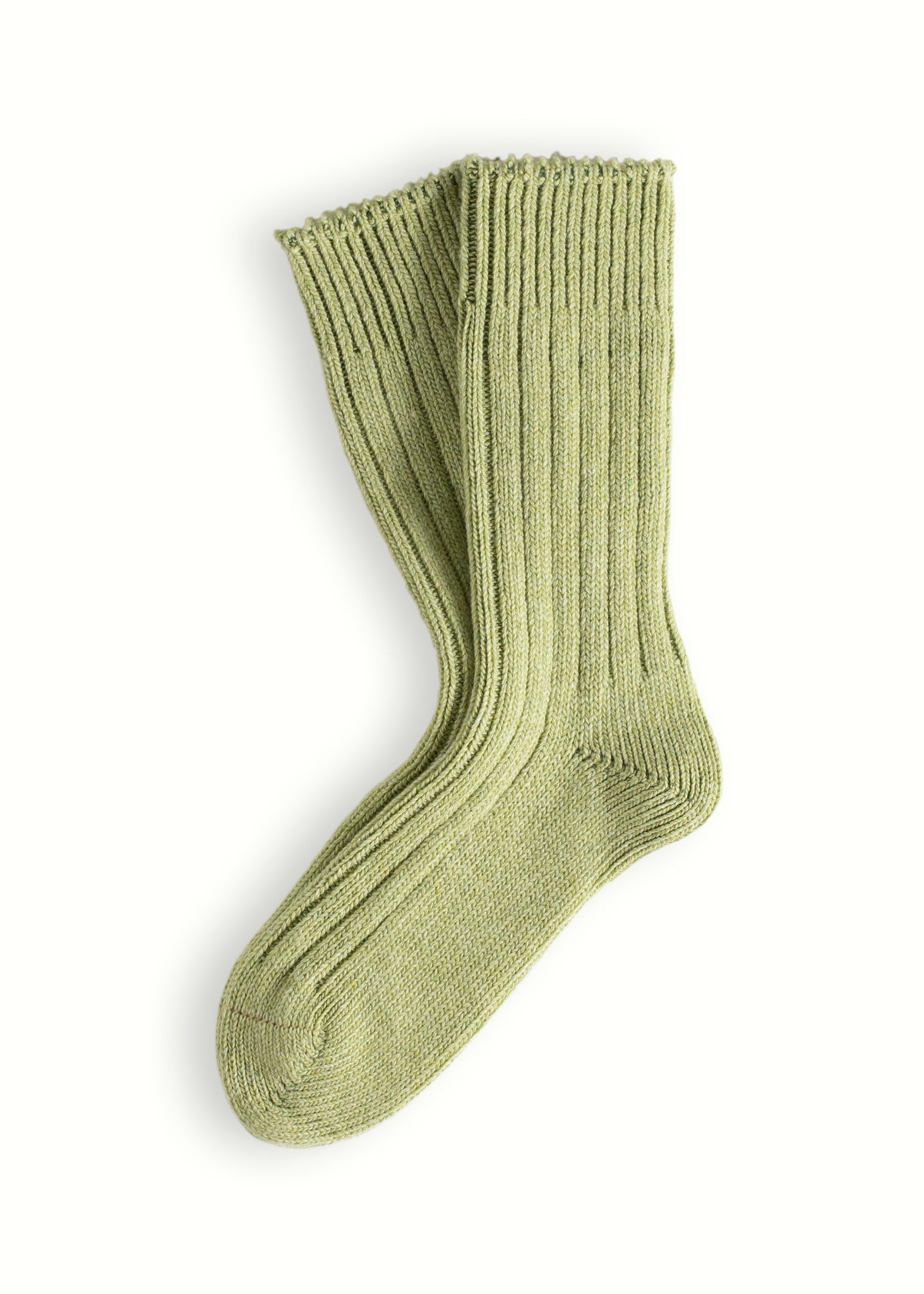 SOFT  WOOL COLLECTION Mint Green Socks