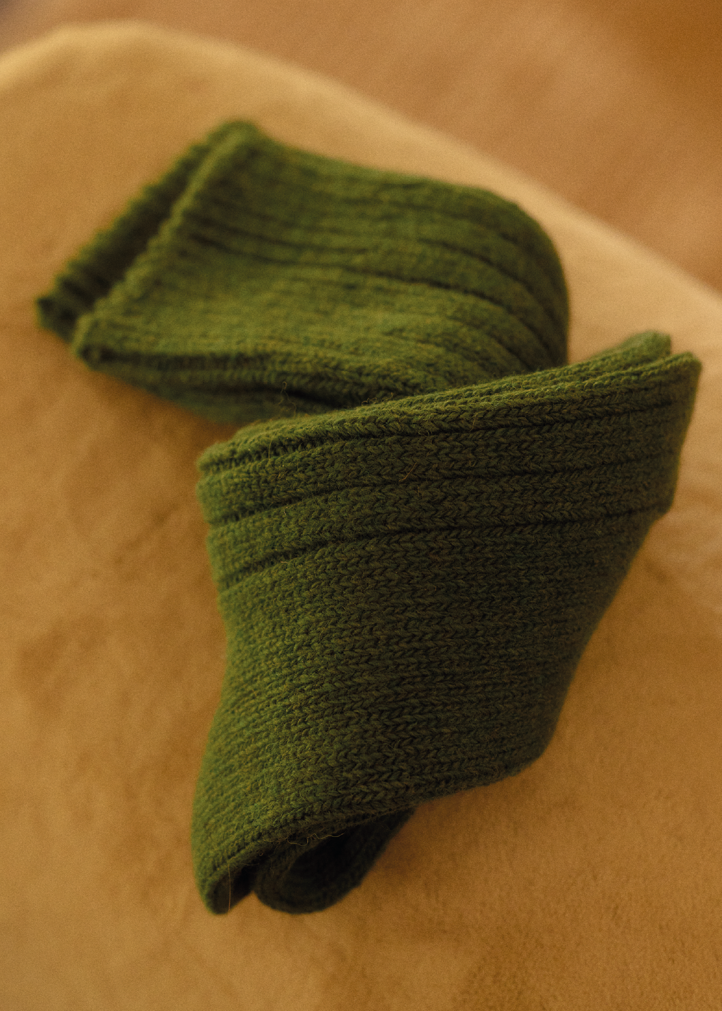 SOFT WOOL  COLLECTION Green Socks