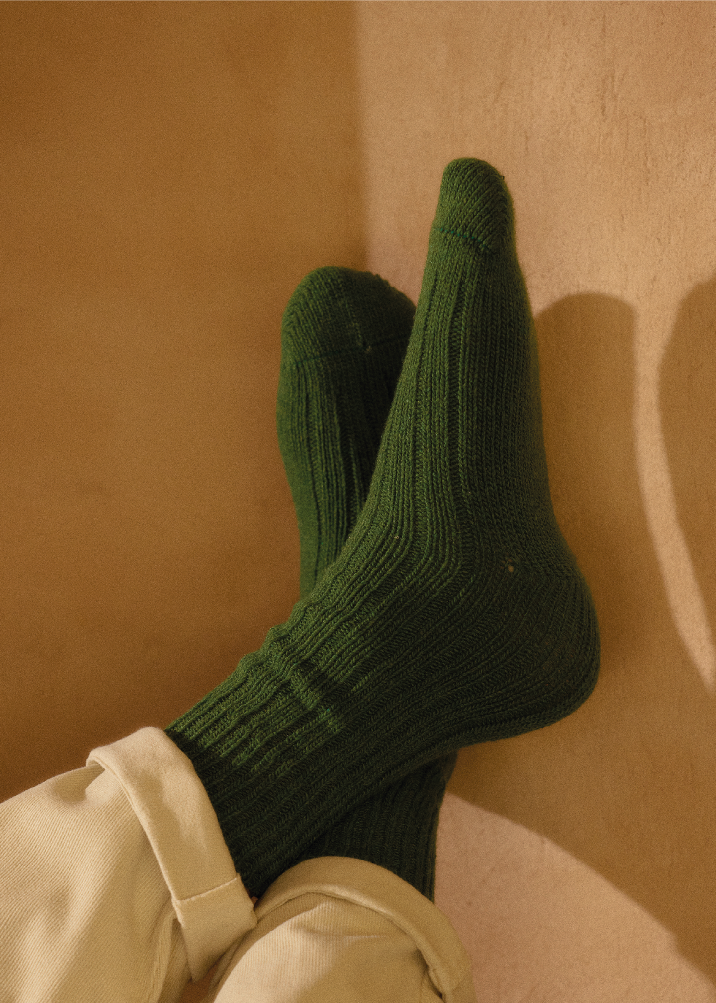 SOFT WOOL  COLLECTION Green Socks