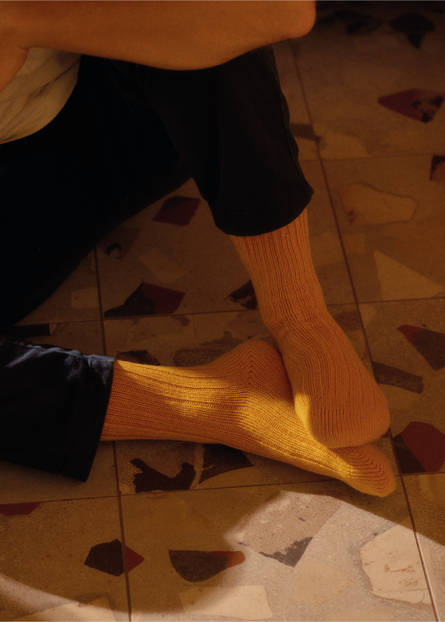 SOFT WOOL COLLECTION Pumpkin Socks