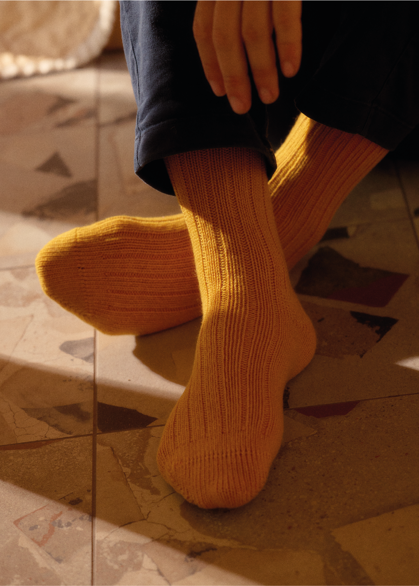 SOFT WOOL COLLECTION Pumpkin Socks