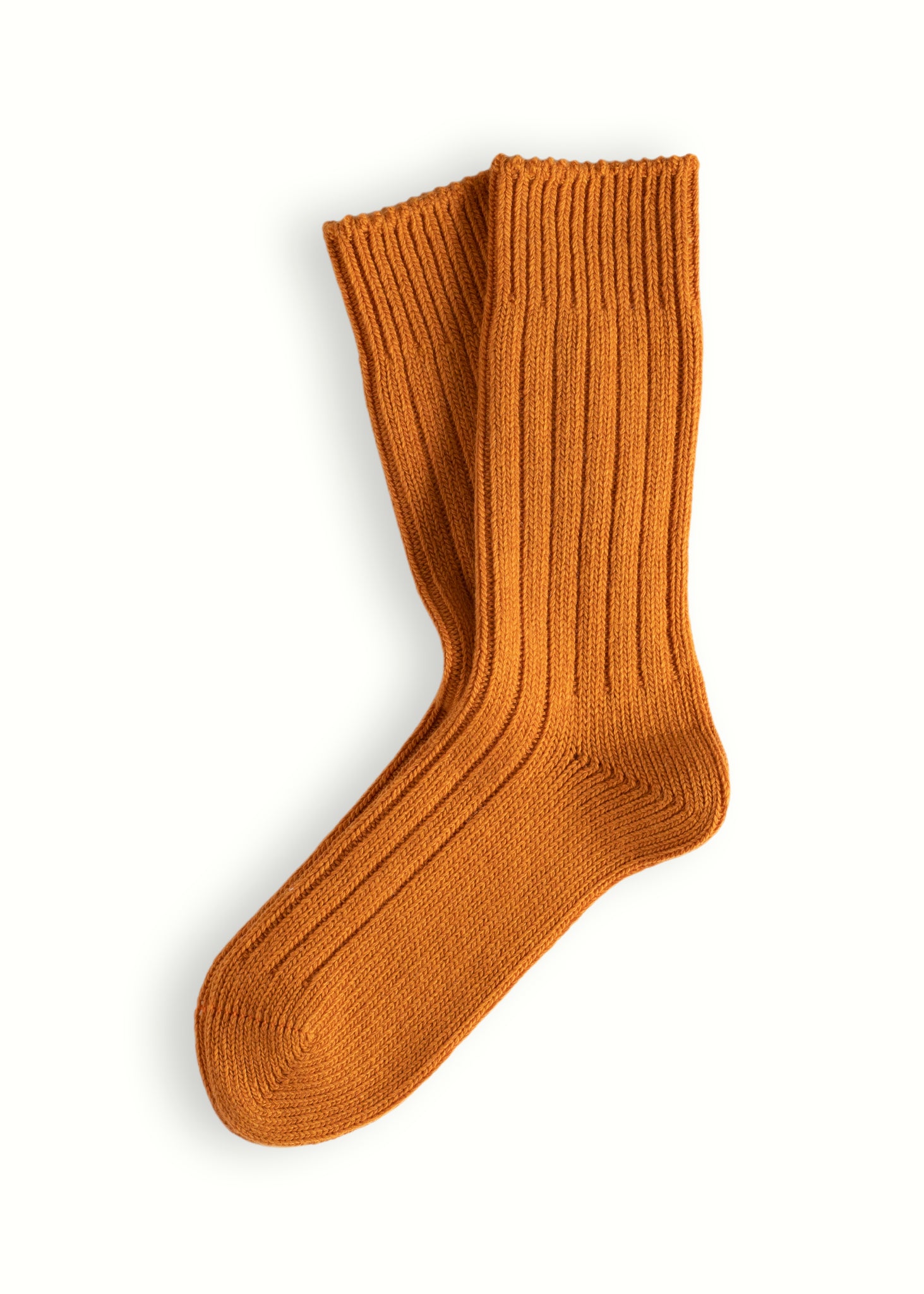 SOFT WOOL  COLLECTION Orange Socks