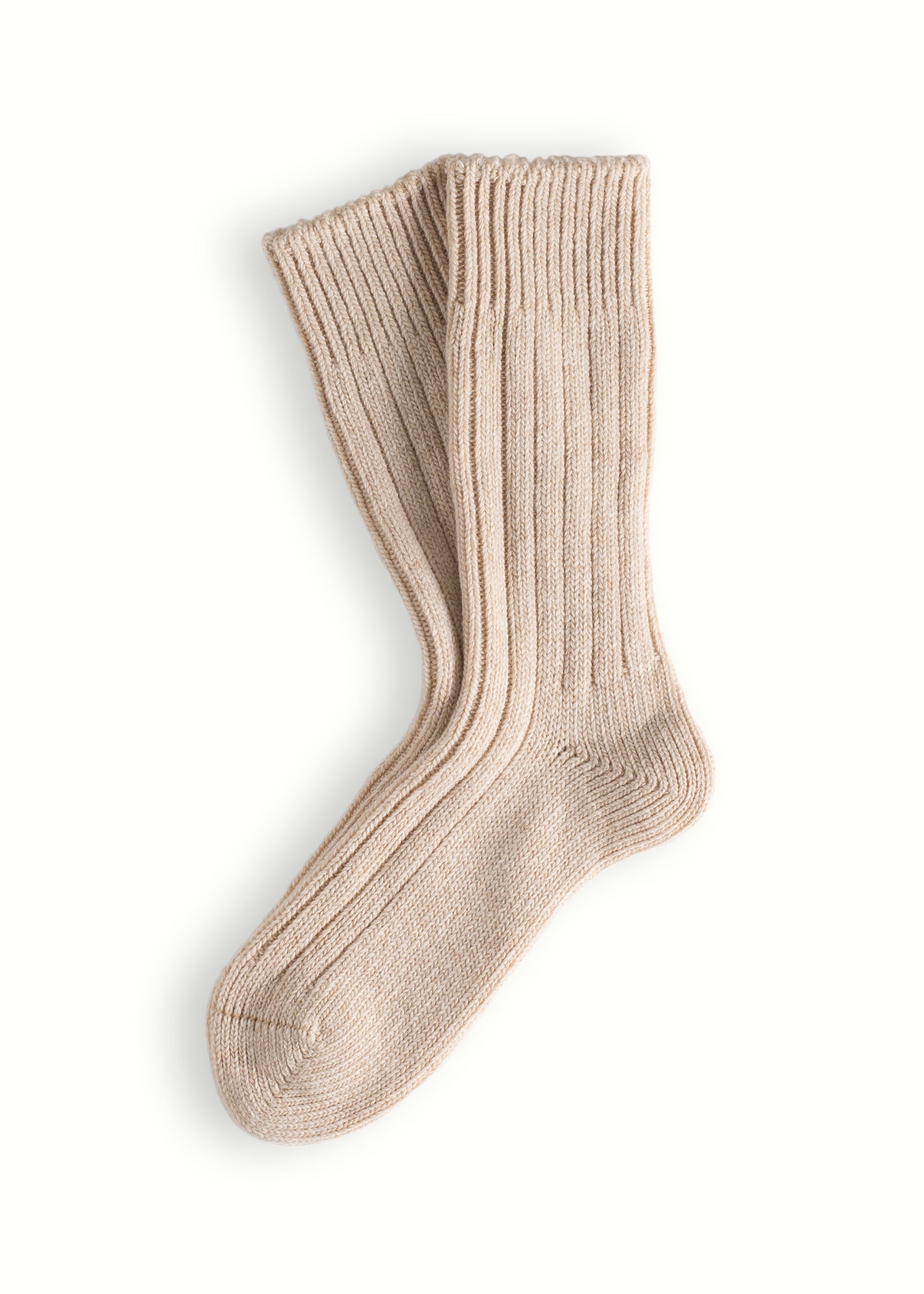 SOFT WOOL COLLECTION Raw White Socks