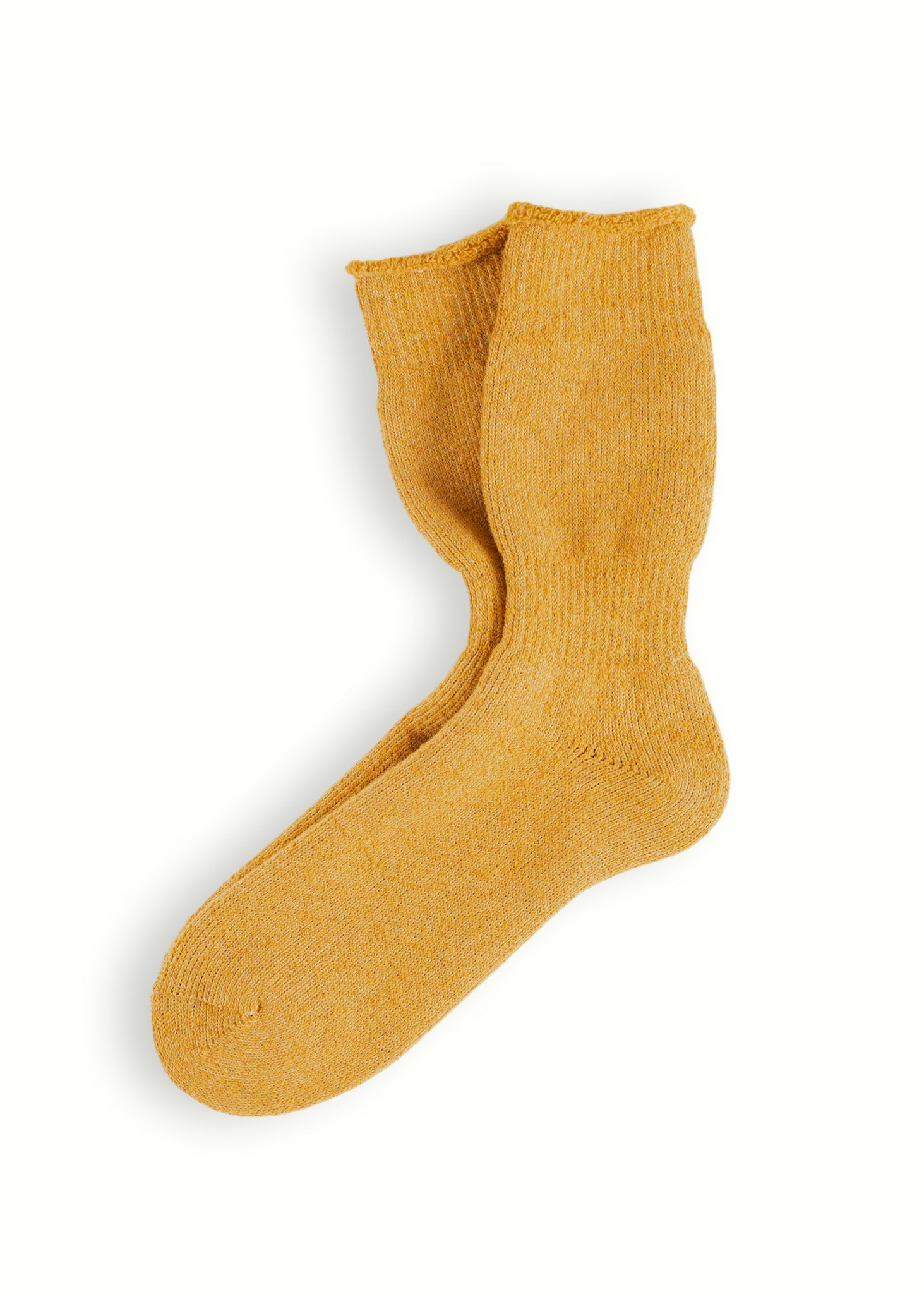 OUTDOOR COLLECTION Recycled Wool Mustard Socks