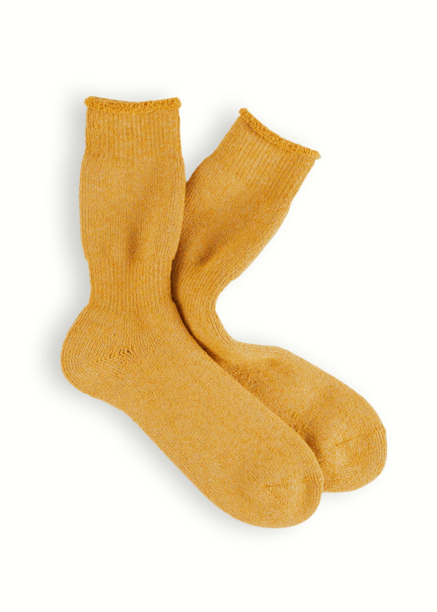 OUTDOOR COLLECTION Recycled Wool Mustard Socks